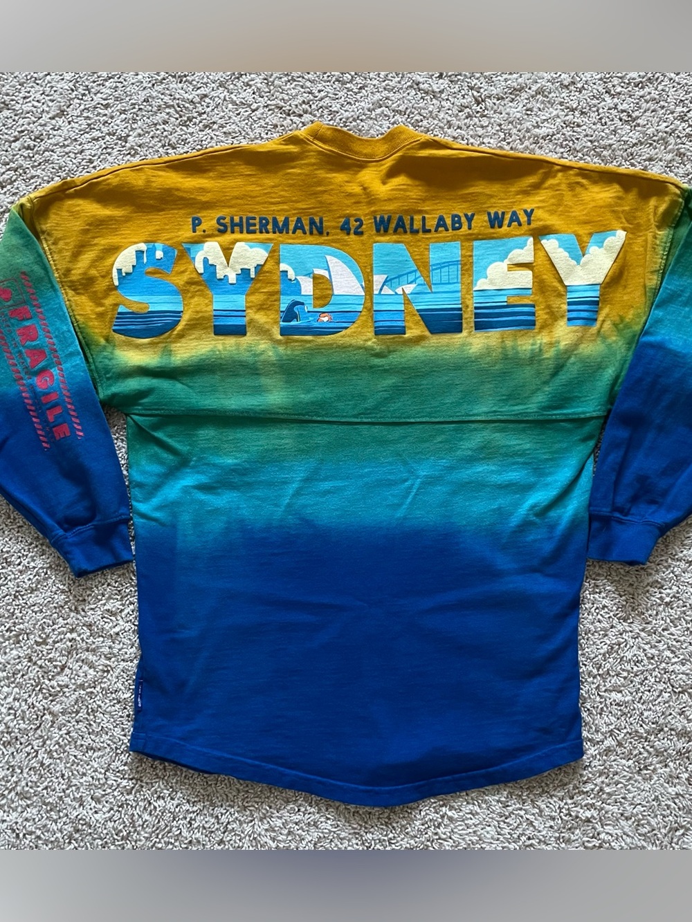 RARE Disney Finding Nemo Spirit Jersey